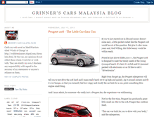 Tablet Screenshot of grinnerscarsmalaysiablog.blogspot.com