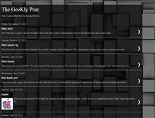 Tablet Screenshot of geeklypost.blogspot.com