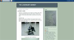 Desktop Screenshot of monkeylegend.blogspot.com