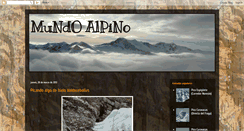 Desktop Screenshot of mundoalpino.blogspot.com