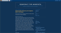 Desktop Screenshot of democracyforminnesota.blogspot.com