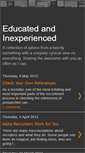 Mobile Screenshot of educatedandinexperienced.blogspot.com