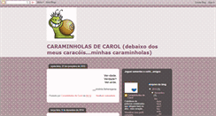 Desktop Screenshot of caraminholasdecarol.blogspot.com