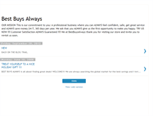 Tablet Screenshot of bestbuysalways.blogspot.com