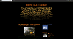 Desktop Screenshot of homelessokc.blogspot.com