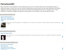 Tablet Screenshot of homelessokc.blogspot.com