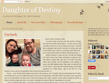 Tablet Screenshot of daughterofdestiny-generation78.blogspot.com