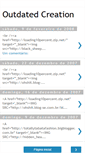 Mobile Screenshot of outdated-creation.blogspot.com