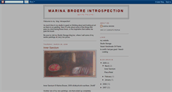 Desktop Screenshot of marinabroereart.blogspot.com