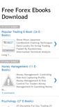Mobile Screenshot of free-forex-e-books.blogspot.com