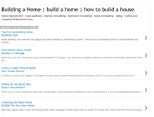 Tablet Screenshot of building-a-home-info.blogspot.com