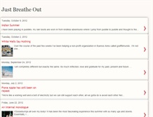 Tablet Screenshot of just-breathe-out.blogspot.com