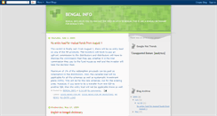 Desktop Screenshot of bengalinfo.blogspot.com