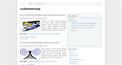 Desktop Screenshot of musikdanteknologi.blogspot.com