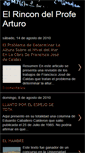 Mobile Screenshot of elrincondelprofearturo.blogspot.com