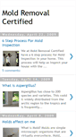 Mobile Screenshot of moldremovalcertified.blogspot.com