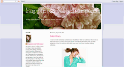 Desktop Screenshot of happinessandhydrangeas.blogspot.com