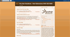 Desktop Screenshot of prohairsolutions.blogspot.com