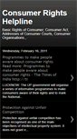 Mobile Screenshot of consumerrightshelpline.blogspot.com