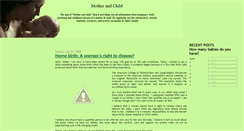 Desktop Screenshot of motherand-child.blogspot.com