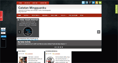 Desktop Screenshot of catatanmingguanku.blogspot.com