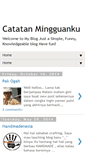 Mobile Screenshot of catatanmingguanku.blogspot.com
