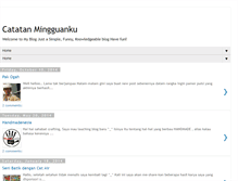 Tablet Screenshot of catatanmingguanku.blogspot.com