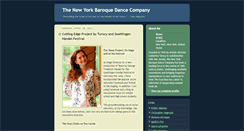 Desktop Screenshot of nybaroquedance.blogspot.com