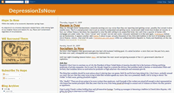 Desktop Screenshot of depressionisnow.blogspot.com