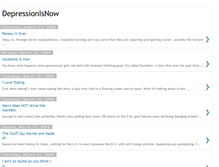 Tablet Screenshot of depressionisnow.blogspot.com
