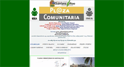 Desktop Screenshot of plazascomunitarias-qroo.blogspot.com