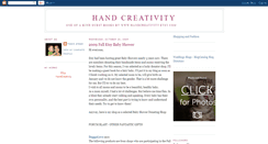 Desktop Screenshot of handcreativity.blogspot.com