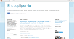 Desktop Screenshot of eldespilporrio.blogspot.com