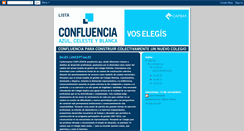 Desktop Screenshot of listaconfluencia.blogspot.com