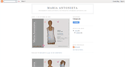 Desktop Screenshot of maria--antonieta.blogspot.com