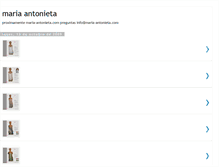 Tablet Screenshot of maria--antonieta.blogspot.com