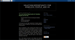 Desktop Screenshot of homelesspeopleshelters.blogspot.com