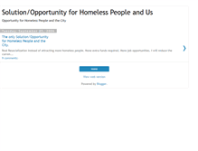 Tablet Screenshot of homelesspeopleshelters.blogspot.com