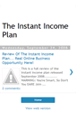 Mobile Screenshot of instant-income-plan.blogspot.com