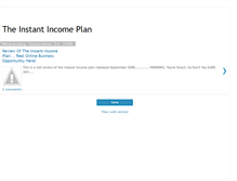 Tablet Screenshot of instant-income-plan.blogspot.com