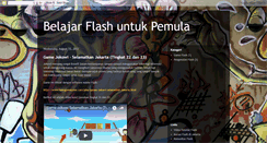Desktop Screenshot of belajar-flash.blogspot.com