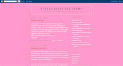 Desktop Screenshot of clube-fans-hello-kitty.blogspot.com