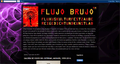 Desktop Screenshot of flujobrujo.blogspot.com