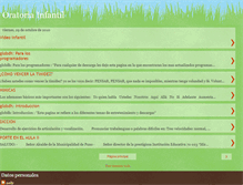 Tablet Screenshot of oratoriainfantil.blogspot.com