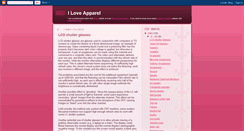 Desktop Screenshot of loveapparel.blogspot.com