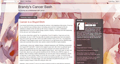 Desktop Screenshot of cancerfuckingsucks.blogspot.com