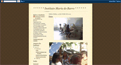 Desktop Screenshot of institutomariadobarro.blogspot.com