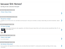 Tablet Screenshot of becauseshithemez.blogspot.com