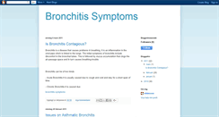 Desktop Screenshot of bronchitissymptoms.blogspot.com