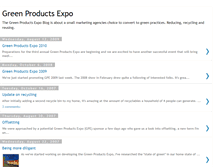 Tablet Screenshot of greenproductsexpo.blogspot.com